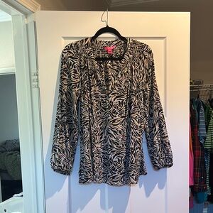 Women's Zebra Print Top